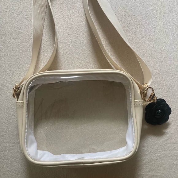 Transparent Cream Crossbody Bag - Picture 8 of 10
